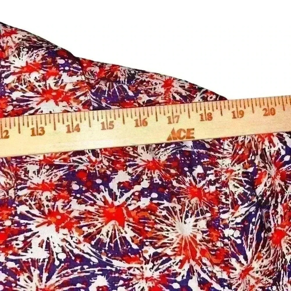 Boca Classics Size XL Fireworks Button Down Shirt 4th of July Patriotic Vacation - Picture 8 of 12